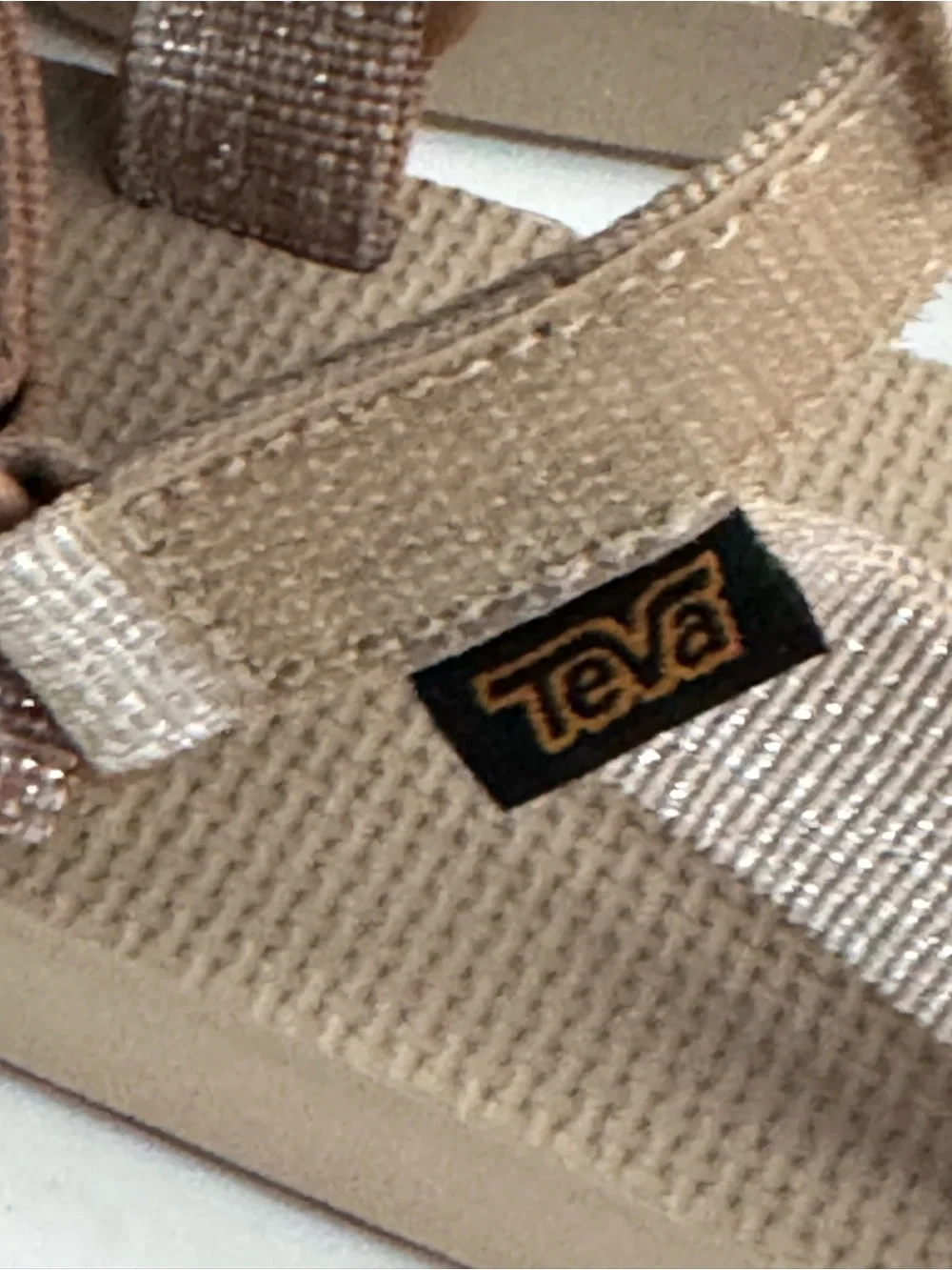 Teva Kids Beige Cream Strappy Sandals